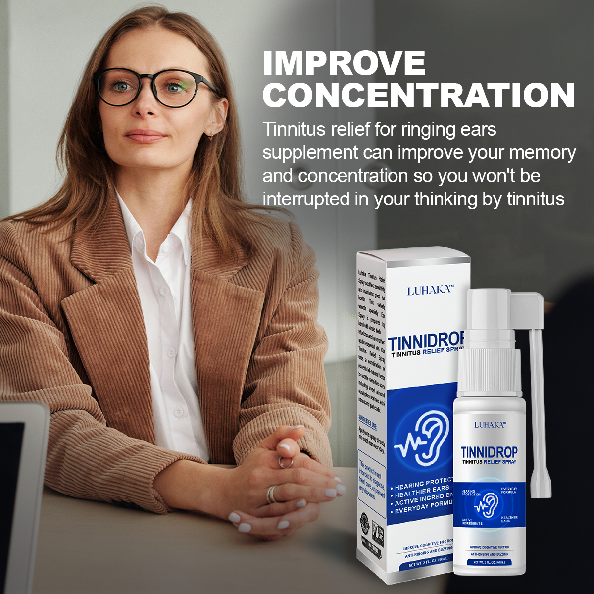 Luhaka TinniDrop Tinnitus Relief Spray ACE4