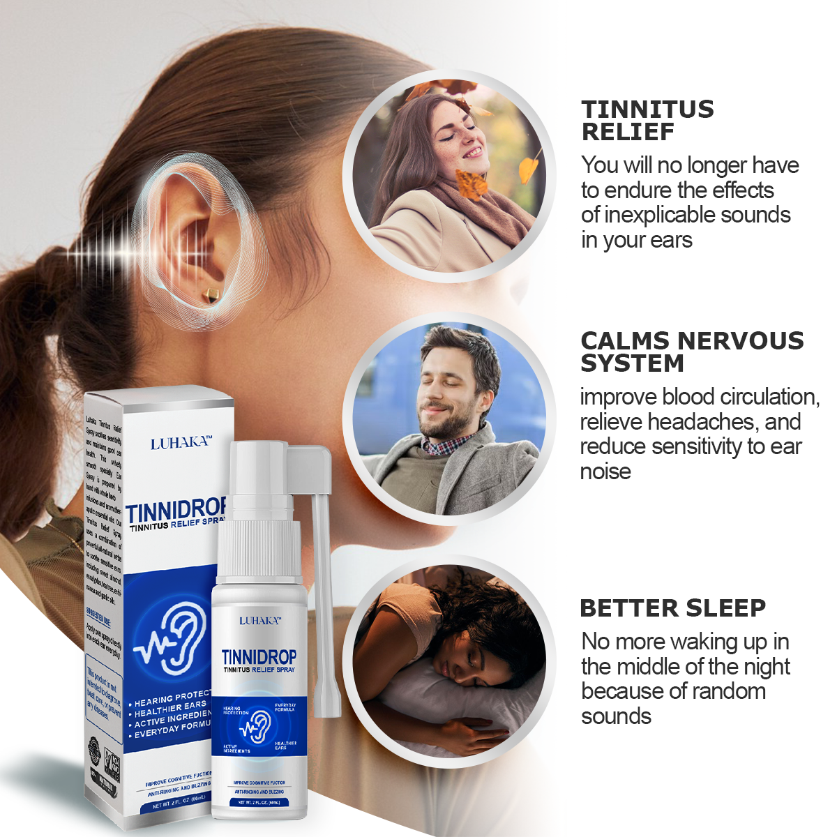 Luhaka TinniDrop Tinnitus Relief Spray ACE4