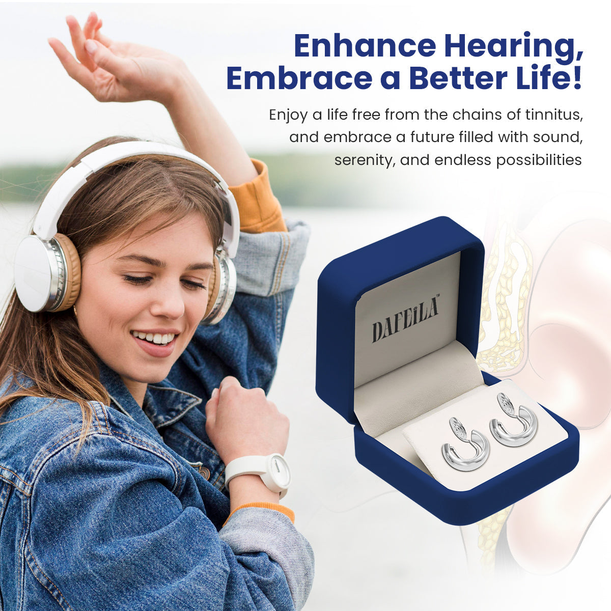 DAFEILA™ Acupressure Tinnitus Relief Earring