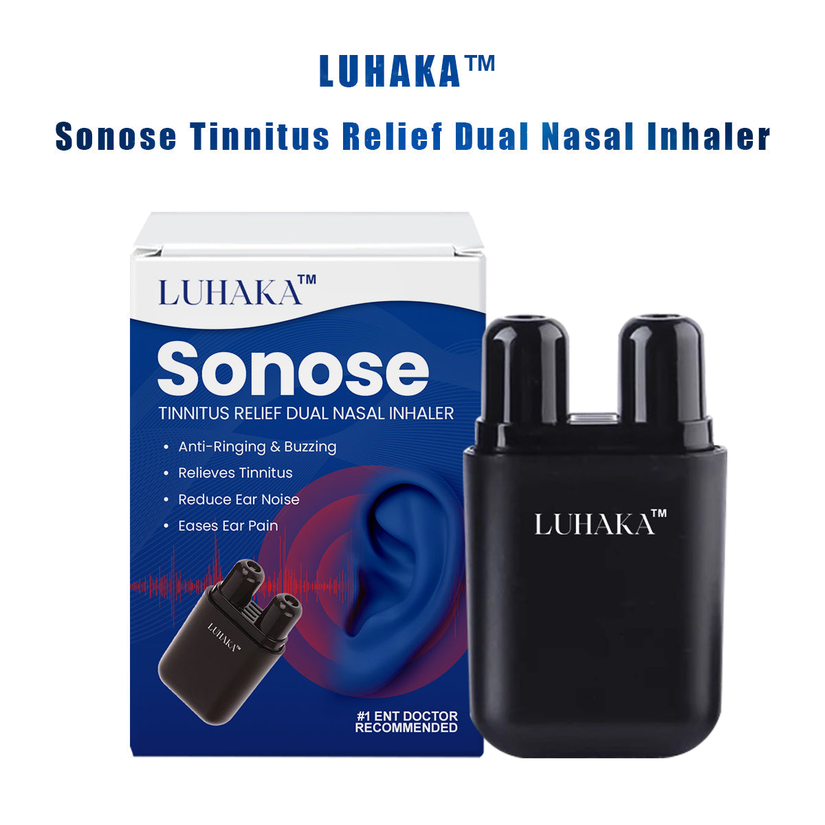 LUHAKA™ Sonose Tinnitus Relief Dual Nasal Inhaler 🌟