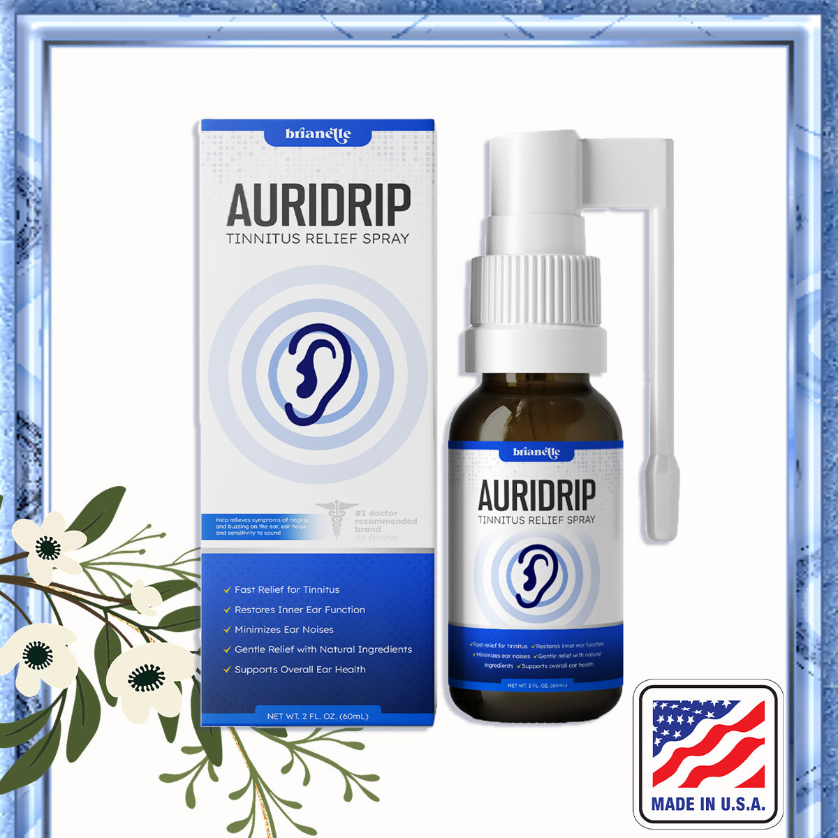 Brianelle™ Auridrip Tinnitus Relief Spray💎3