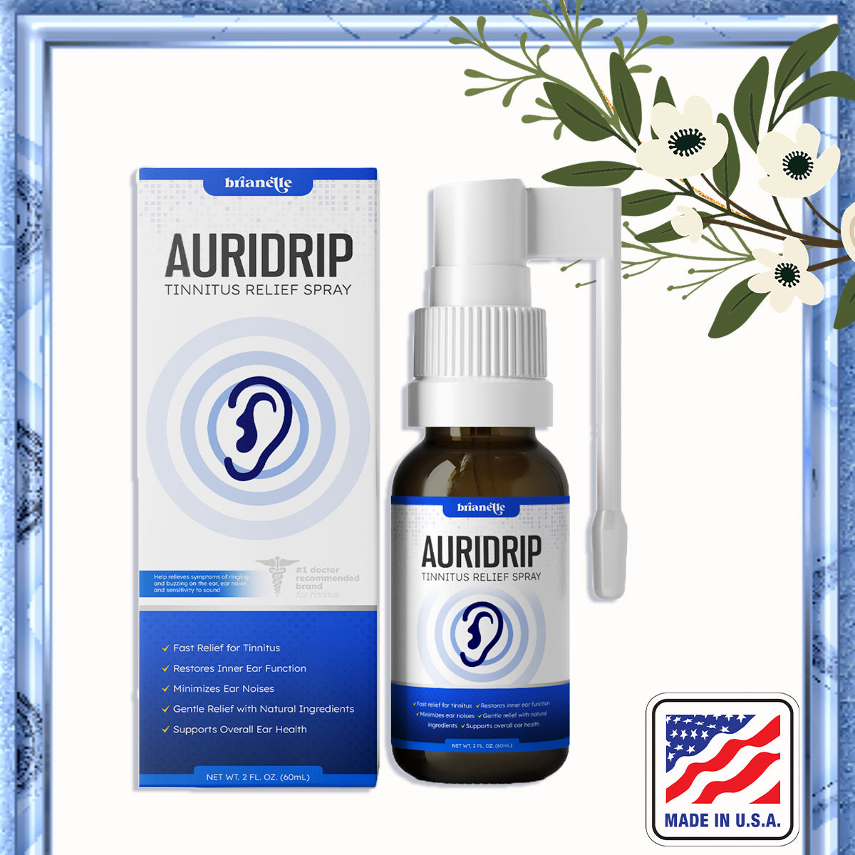 Brianelle™ Auridrip Tinnitus Relief Spray💎5