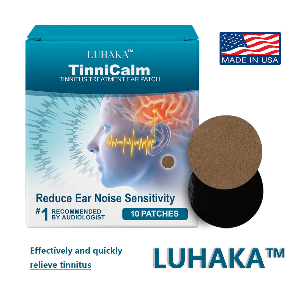 LUHAKA™ TinniCalm - Tinnitus Treatment Ear Patch👂