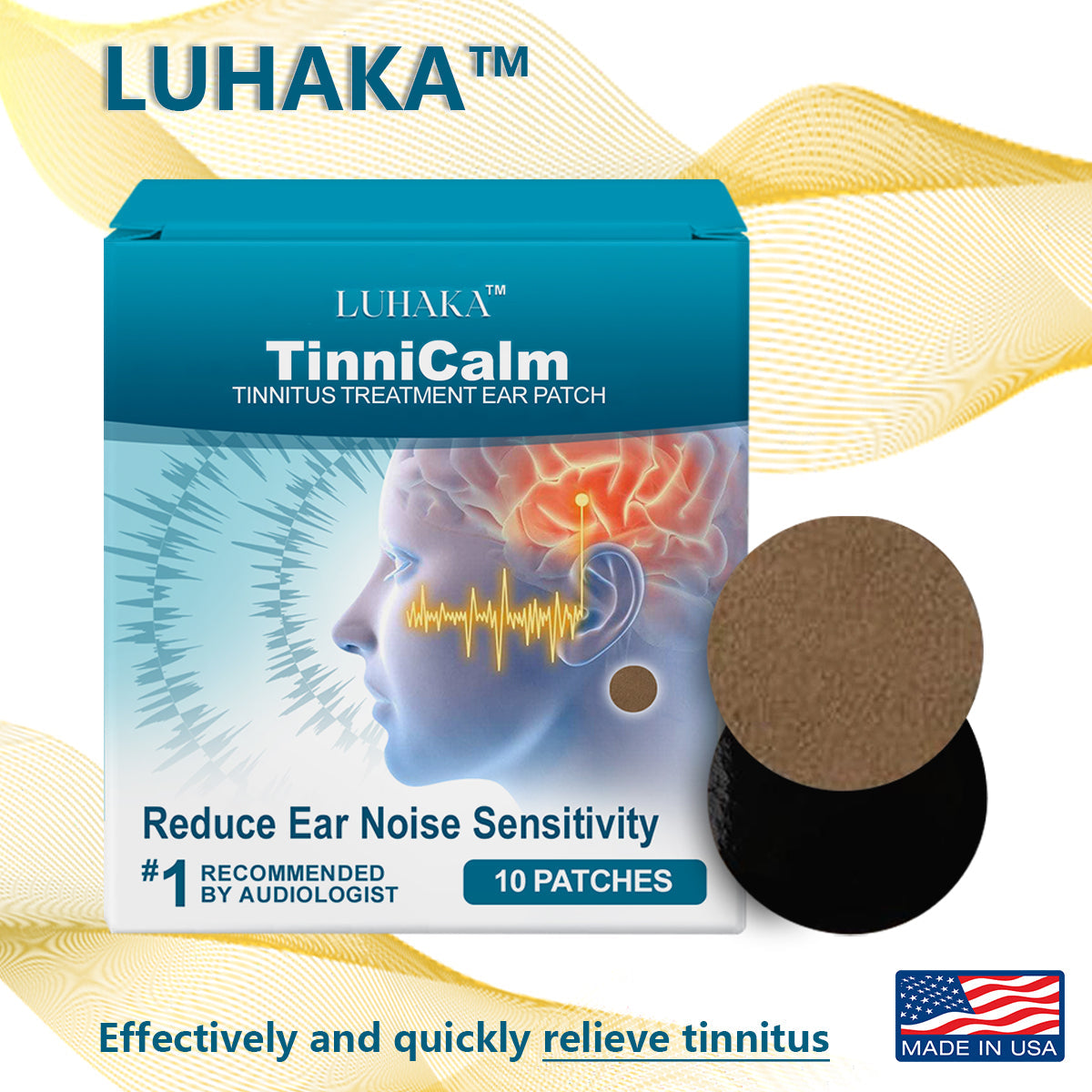 LUHAKA™ TinniCalm - Tinnitus Treatment Ear Patch 💫