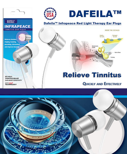 DAFEILA™ INFRAPEACE -Red Light Therapy Ear Plugs 🫧