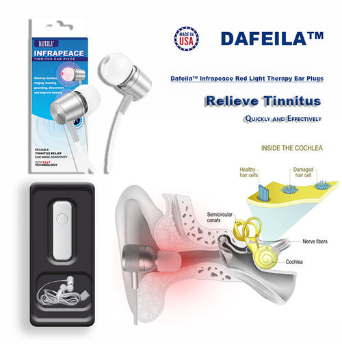 DAFEILA™ INFRAPEACE -Red Light Therapy Ear Plugs 🪻