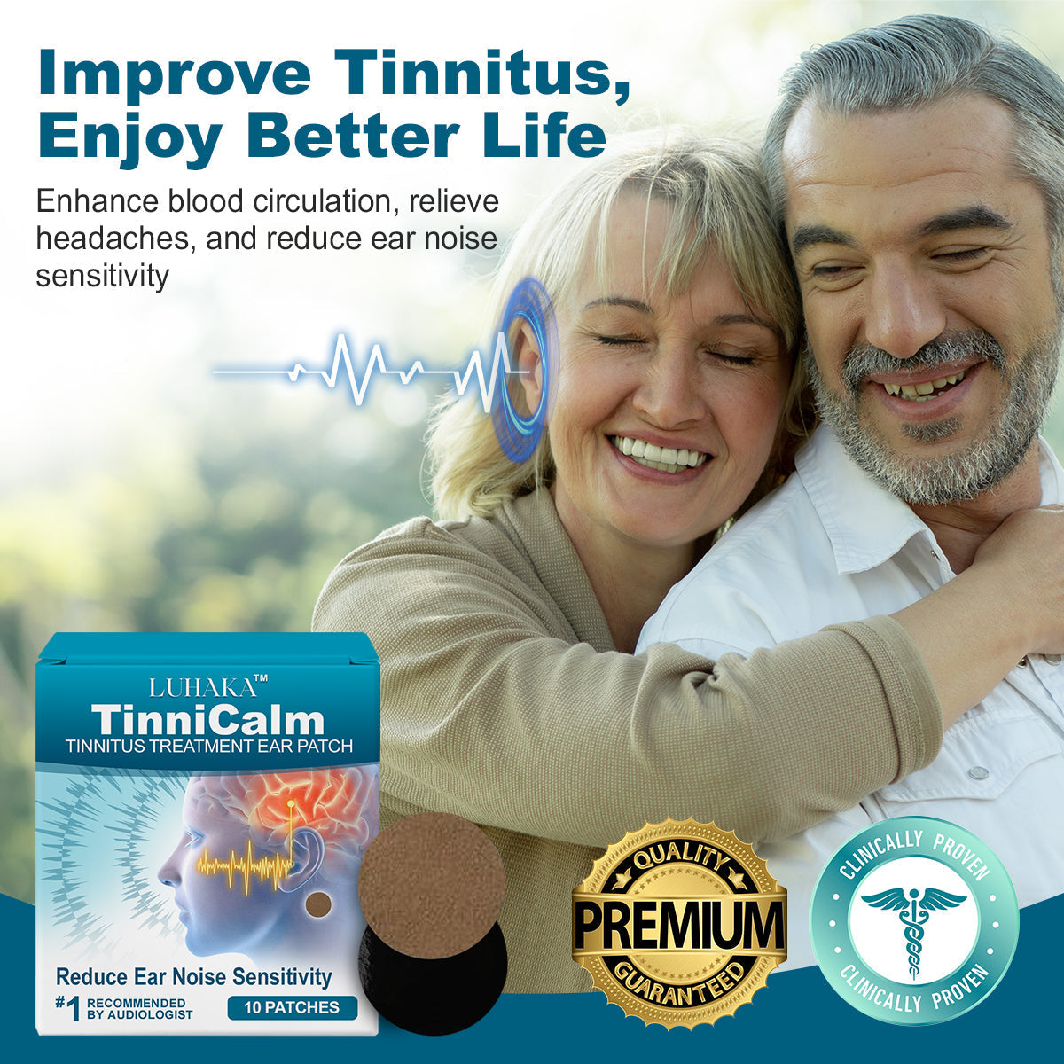 LUHAKA™ TinniCalm - Tinnitus Treatment Ear Patch 💫