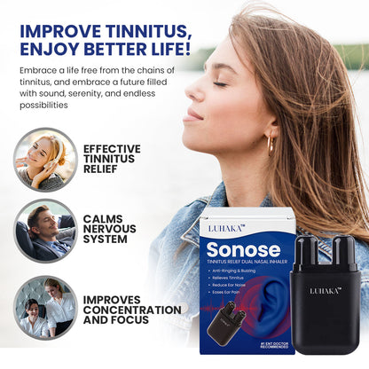 LUHAKA™ Sonose Tinnitus Relief Dual Nasal Inhaler ⭐️