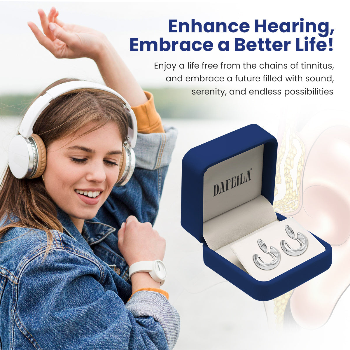 DAFEILA™ Acupressure Tinnitus Relief Earring