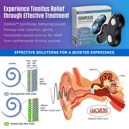 DAFEILA™ SoniPulse Tinnitus Relief Soothing Aid 💝