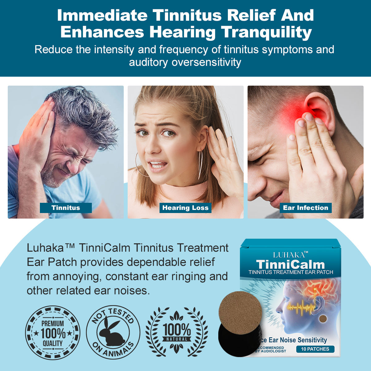 LUHAKA™ TinniCalm🌿 Tinnitus Treatment Ear Patch🌿 2