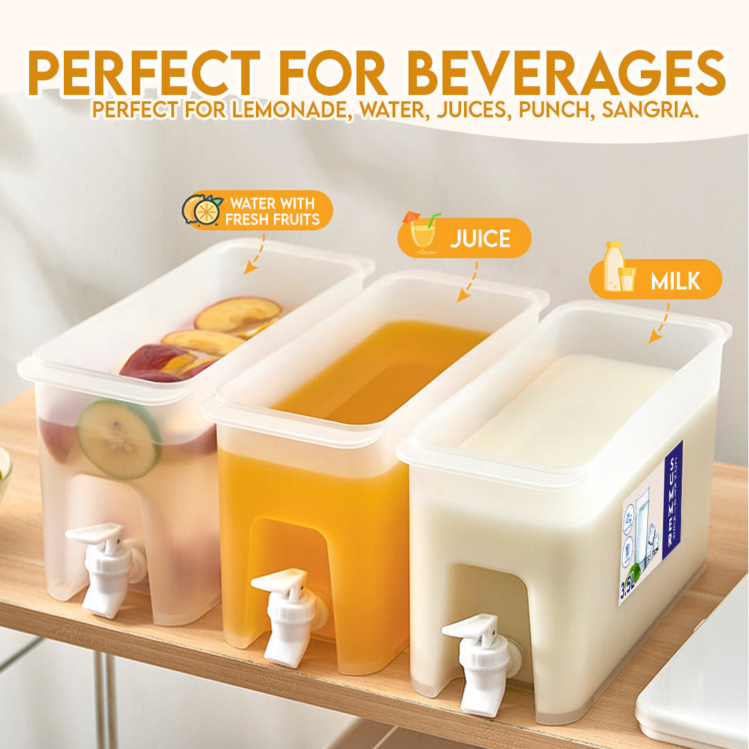 Compact Refrigerator Drink Dispenser