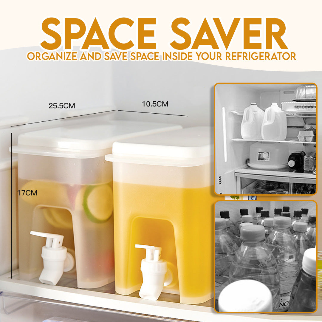 Compact Refrigerator Drink Dispenser